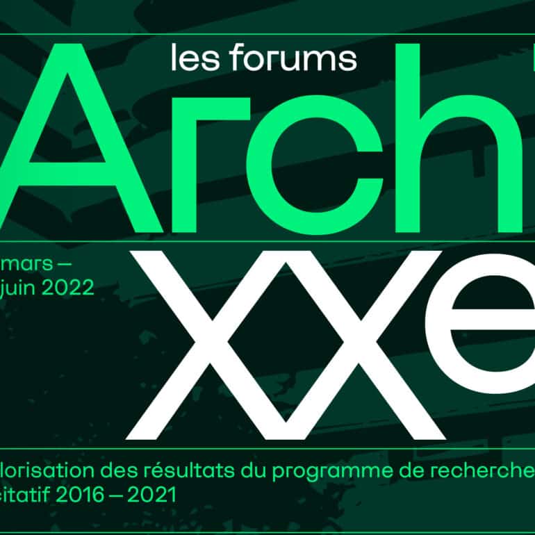 Rencontre – Forum Archi XXe # 01 ENSA Toulouse