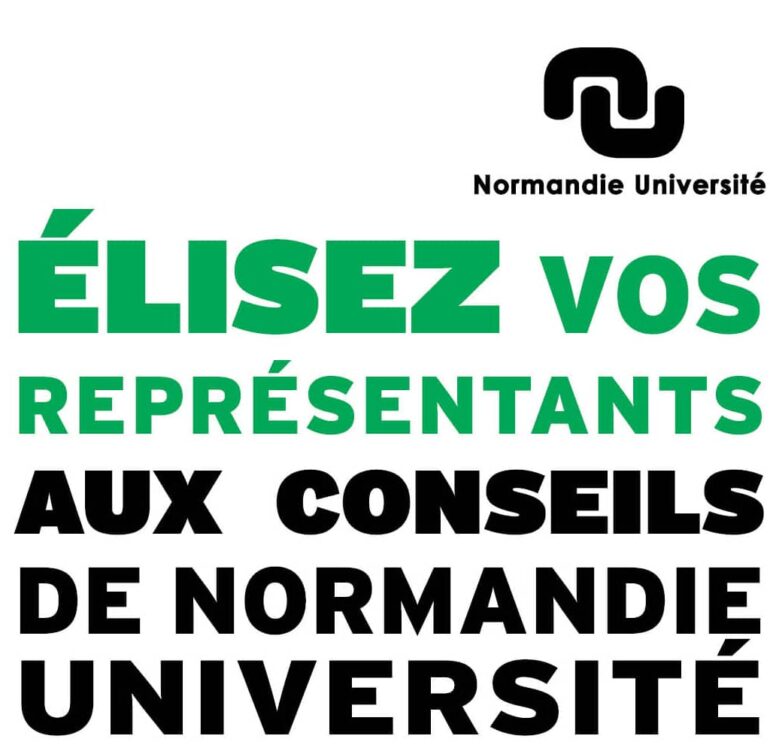 Election - Renewal of staff and student representatives on the Normandie University boards