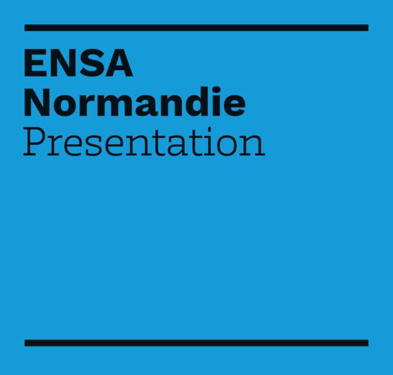 ENSA Normandie – Presentation