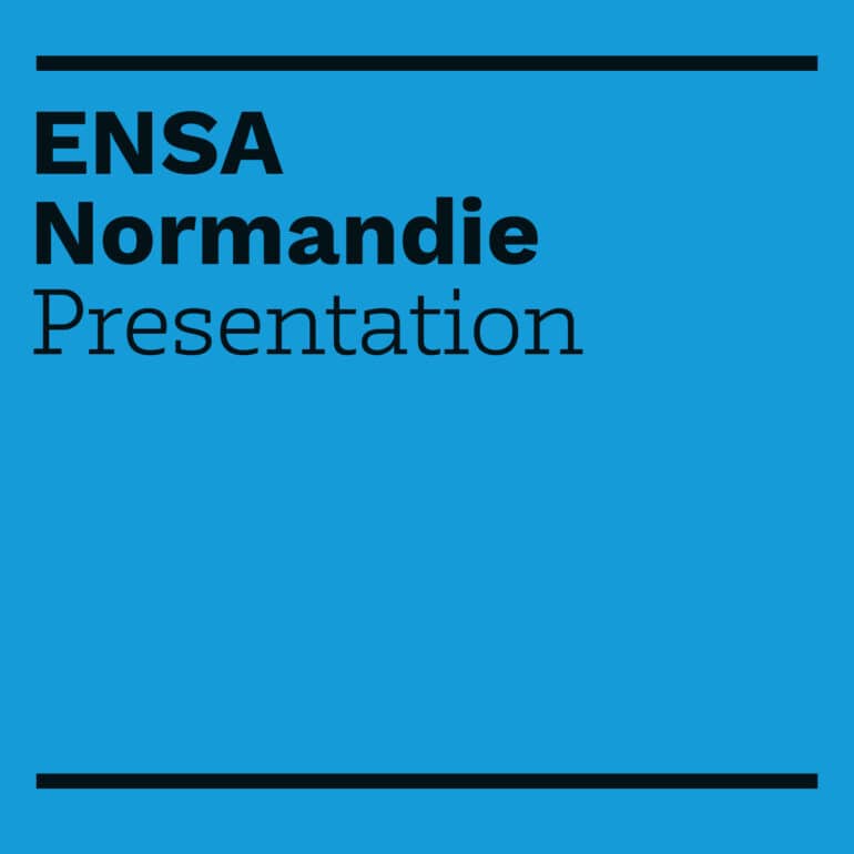 ENSA Normandie – Presentation