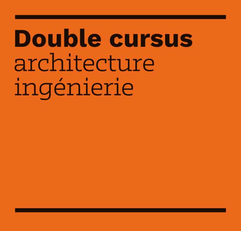 Double cursus architecture ingénierie