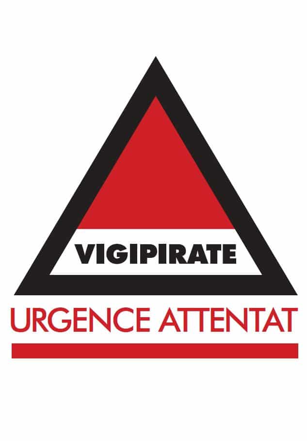 Stay Vigilant : Vigipirate plan throughout France