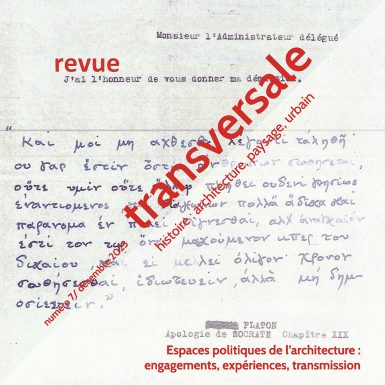 Presentation - Revue Transversale n°7