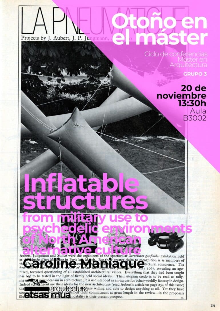 Conférence – Inflatable structures