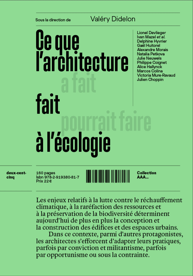 Ce que l’architecture fait à l’écologie