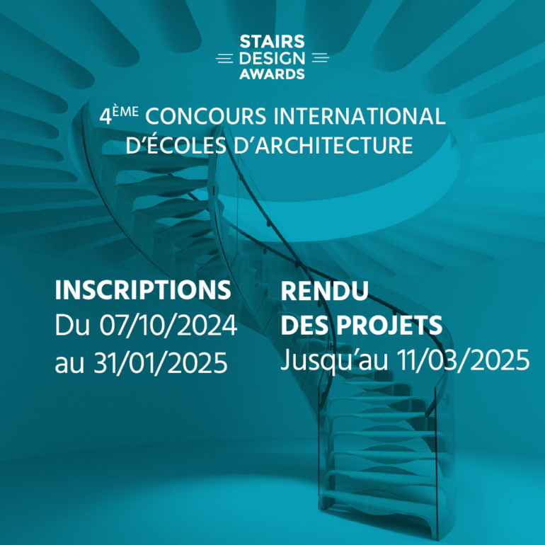 Stairs Design Awards #4, créez l’escalier de demain