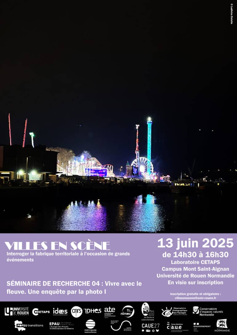 Séminaire de recherche 4 « Vivre avec le fleuve. Une enquête par la photo ! »