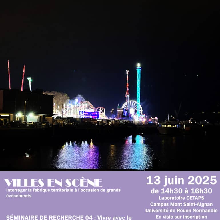 Séminaire de recherche 4 « Vivre avec le fleuve. Une enquête par la photo ! »