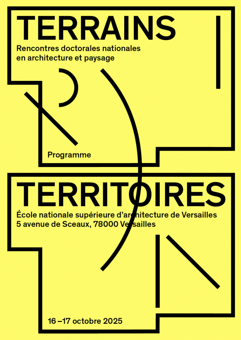 Rencontres doctorales nationales en architecture et paysage – Terrains Territoires