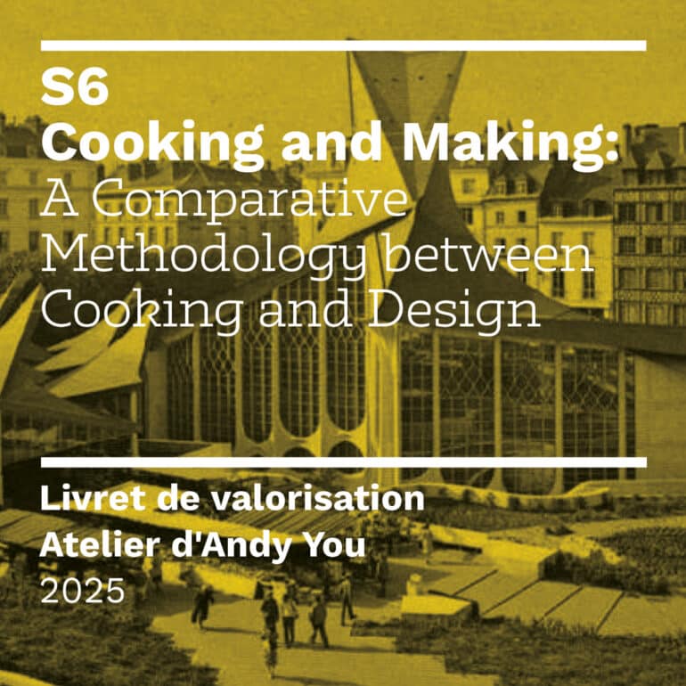 Cooking and Making: A Comparative Methodology between Cooking and Design