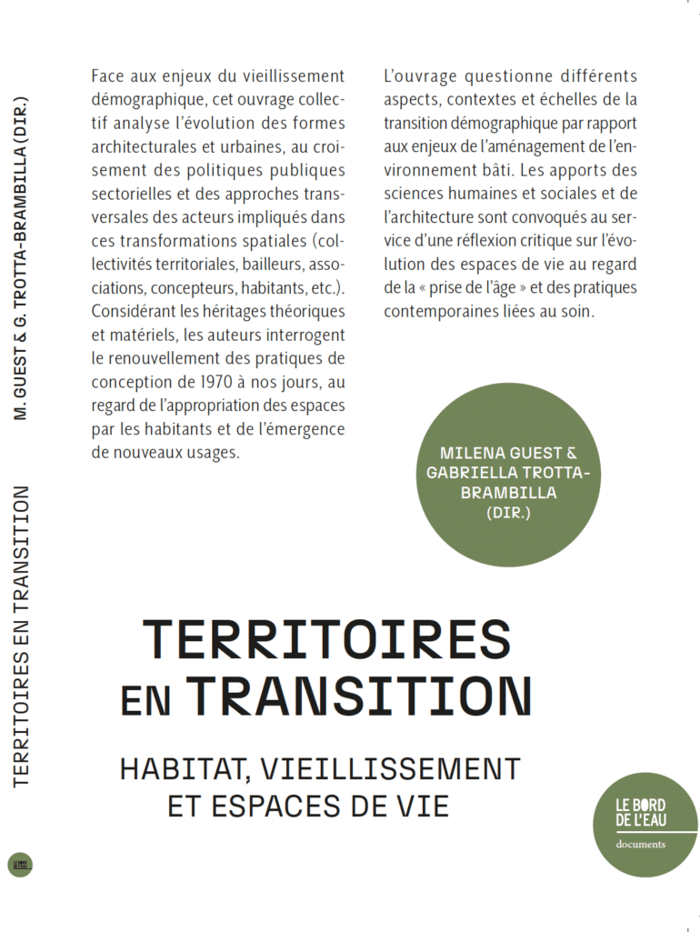 <i>Territoires en transition. Habitat, vieillissement et espaces de vie</i>